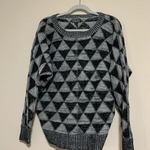 Lucca couture geometric pattern sweater